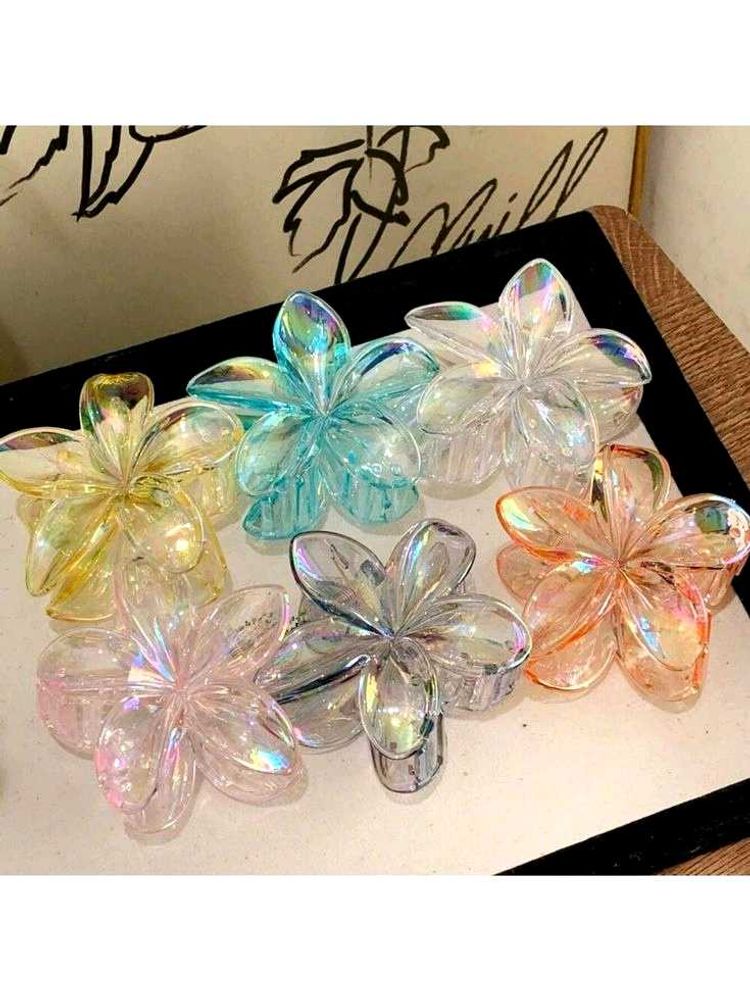 Flower Hair Claw Clips - Set of 6