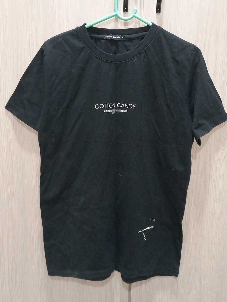 Cotton Candy Black Graphic Tee