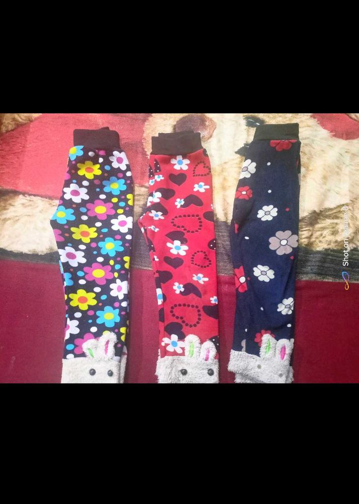 Combo Warm Leggings For Girls