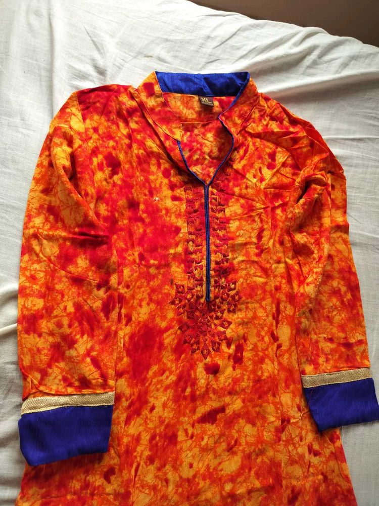 Saffron Kurta