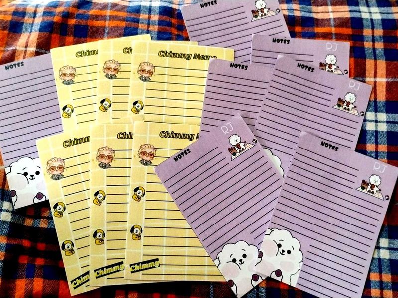 Customize BT21 Memos