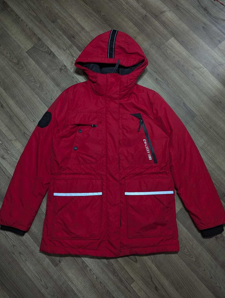 Red Winter innercrew brand jacket