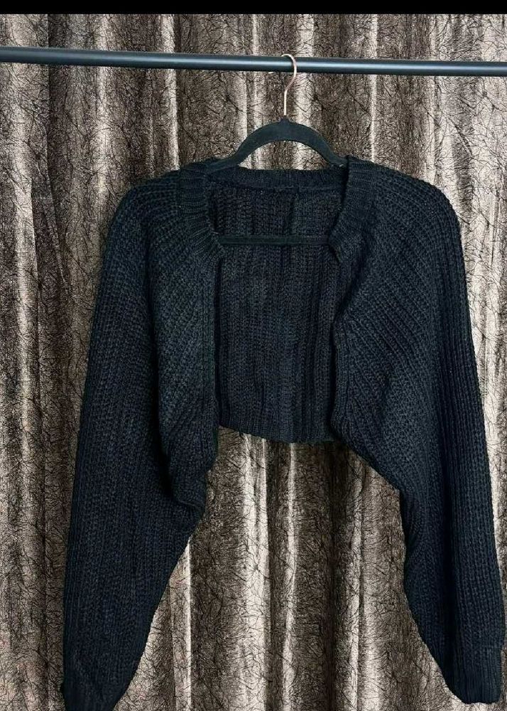 Black bolero shrug