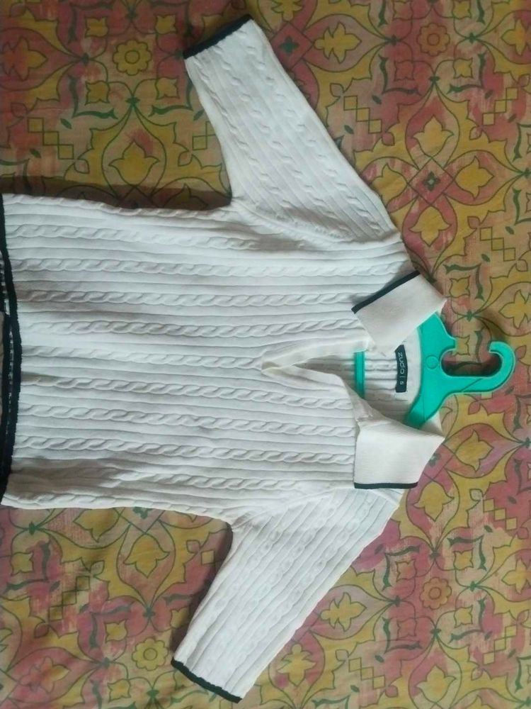 White Knit Sweater