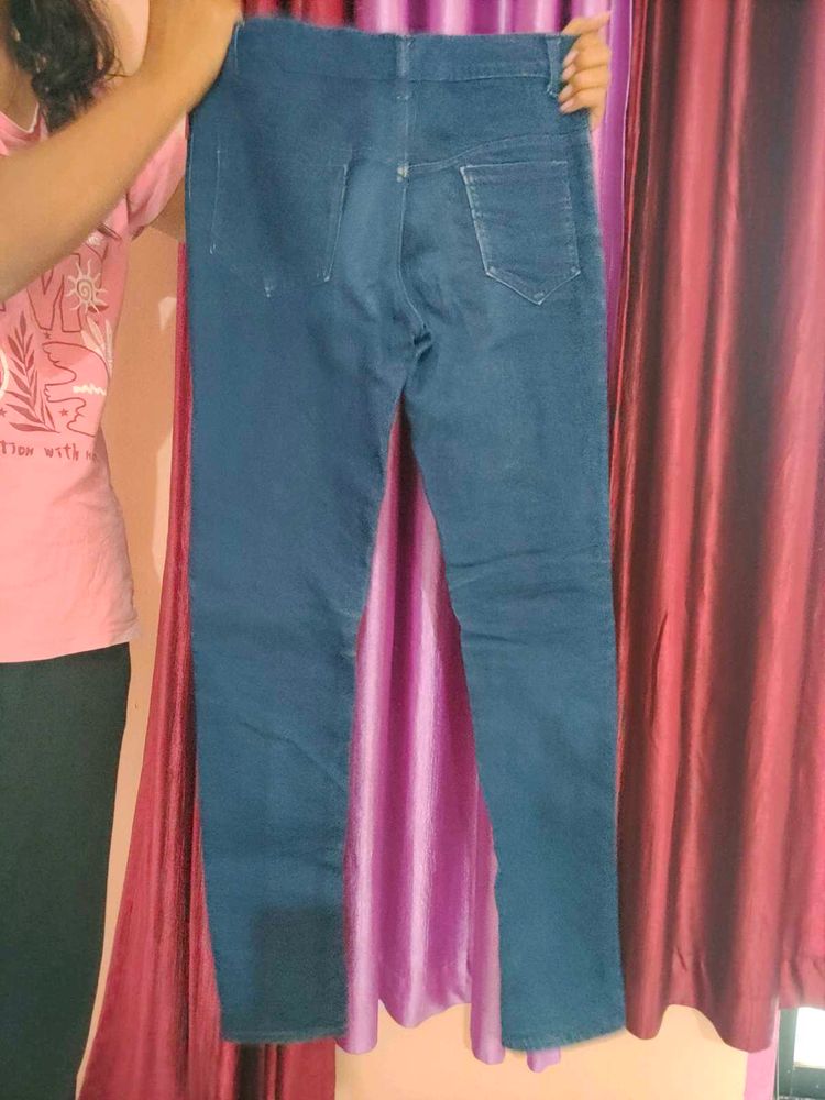 Dark Blue Denim Jeans