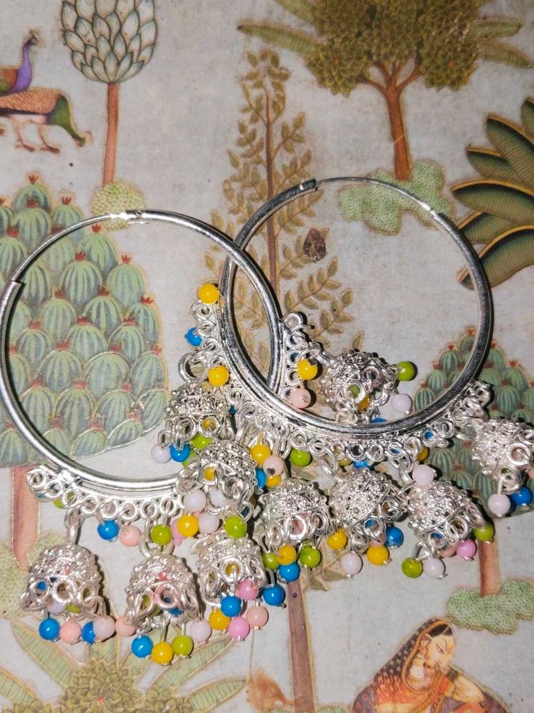 Multicolored Jhumke