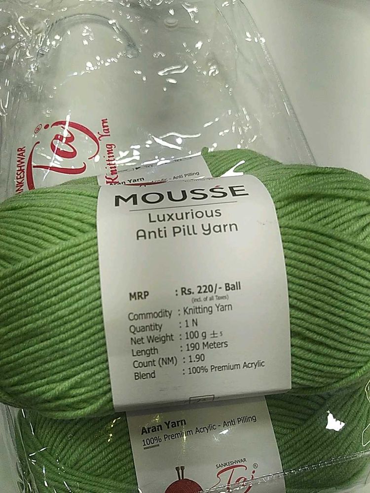 Taj Mousse Luxurious Anti Pill Yarn
