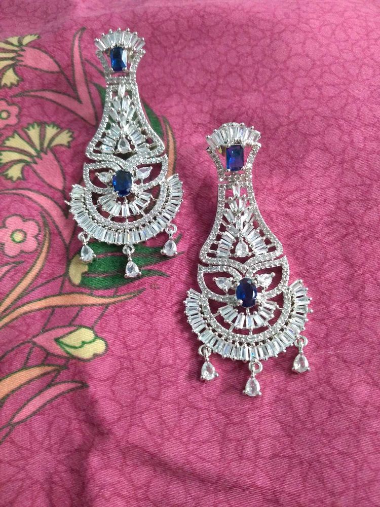 Elegant Silver Drop Earrings