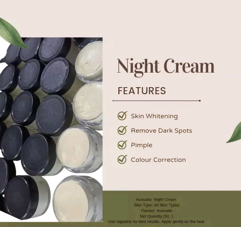 Avocado night Cream Buy 2 Only 699₹