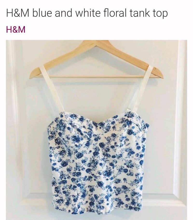 Floral H&amp;M Tank Top