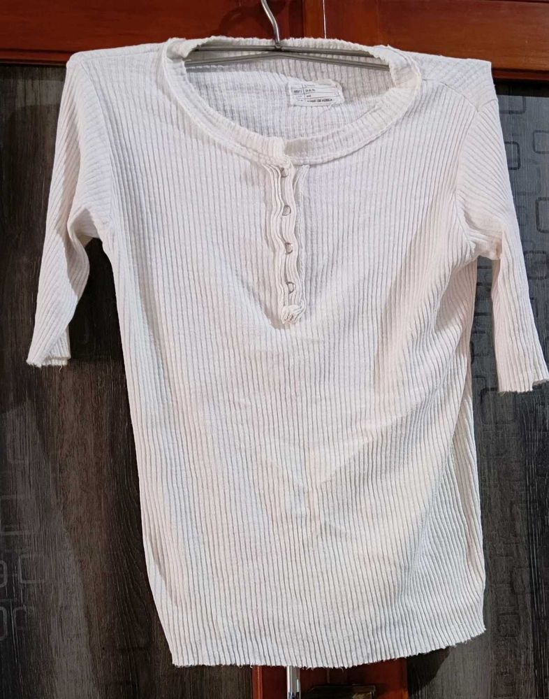 Ribbed Button Down Top 🔝