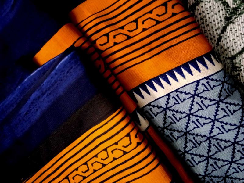 Saree Navy Blue