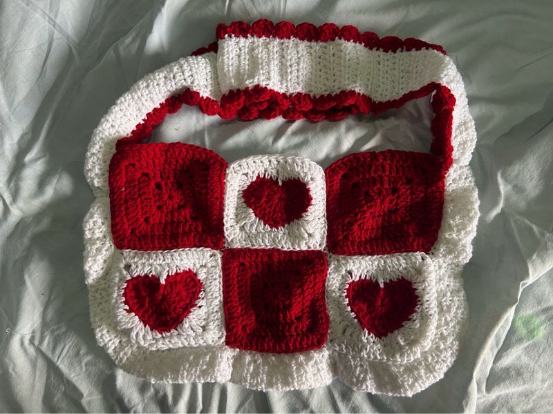 Heart Messenger Bag