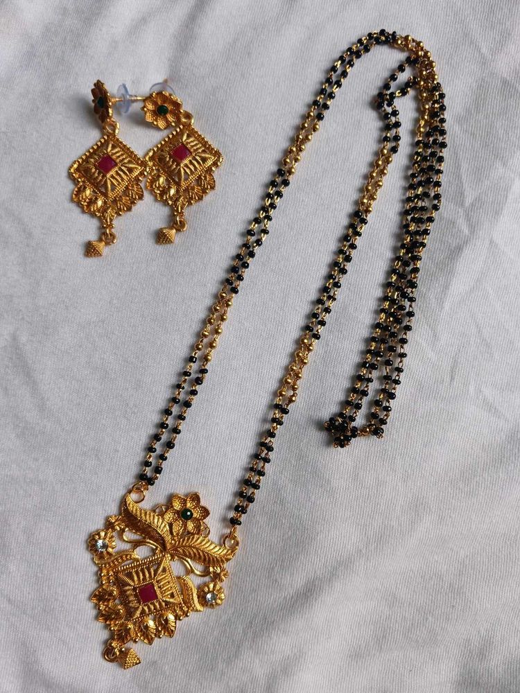 Gold Polise Mangalsutra