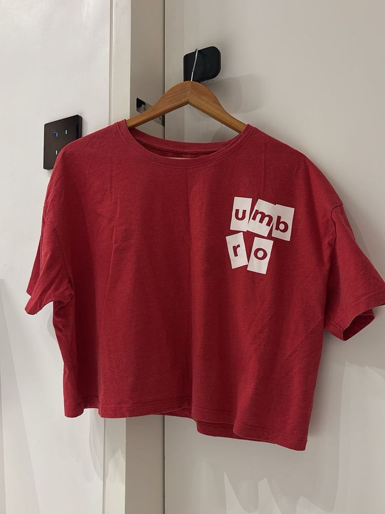Umbro Red Graphic T-Shirt