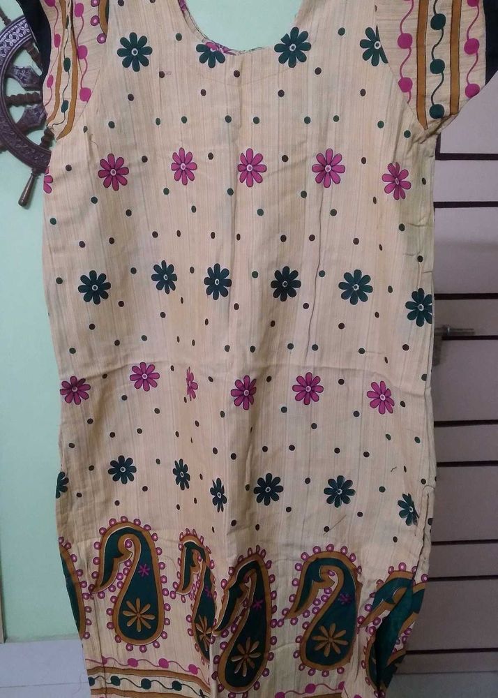 Floral Print Kurta