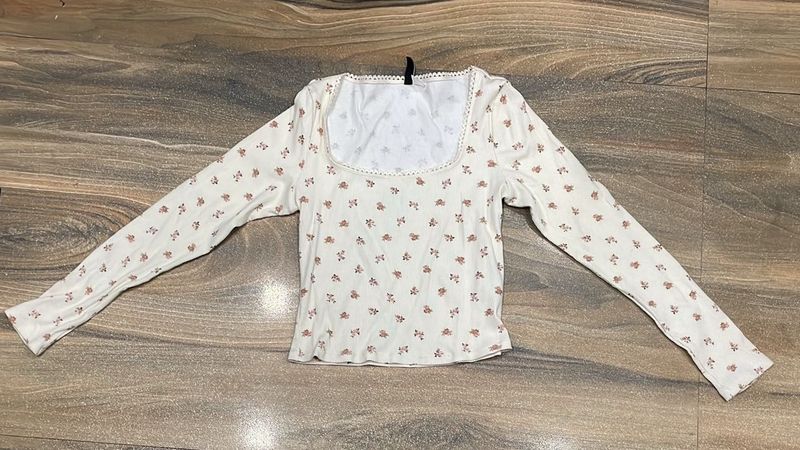 Floral Long Sleeve Top