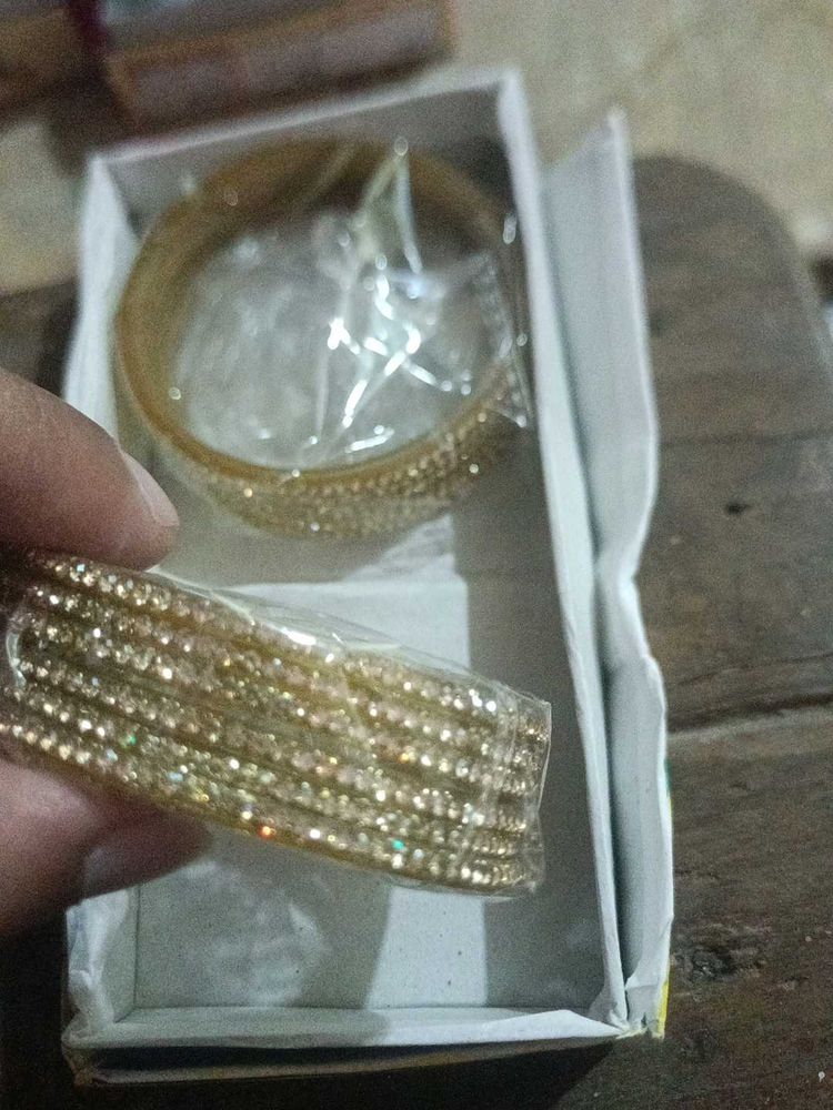 Gold Bangles Set 12pcs In One Box