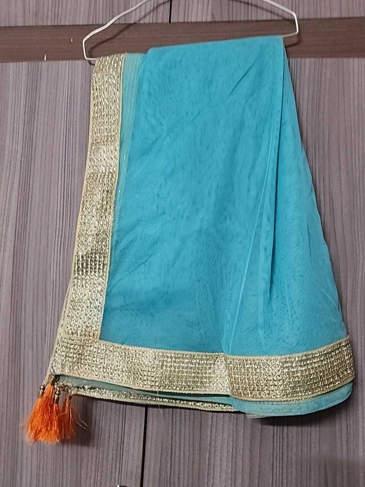 Sea Blue Dupatta