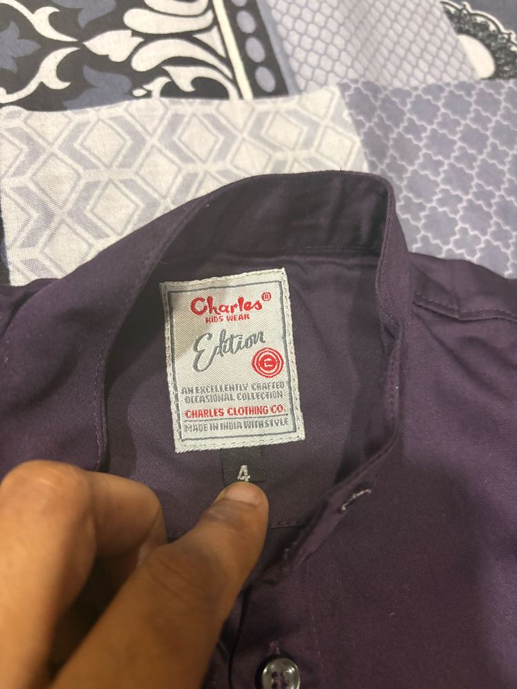 Charles Kids Wear Shirt - Size 4