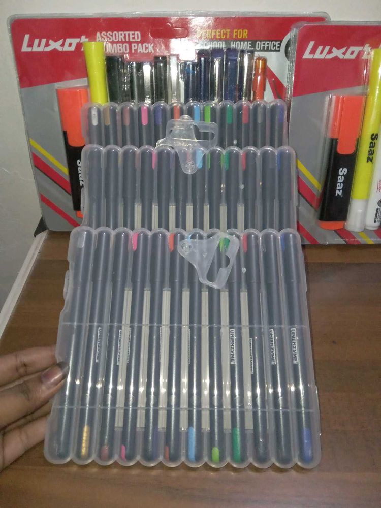 858 Rupees ,Luxor Assorted Pen and Marker Set