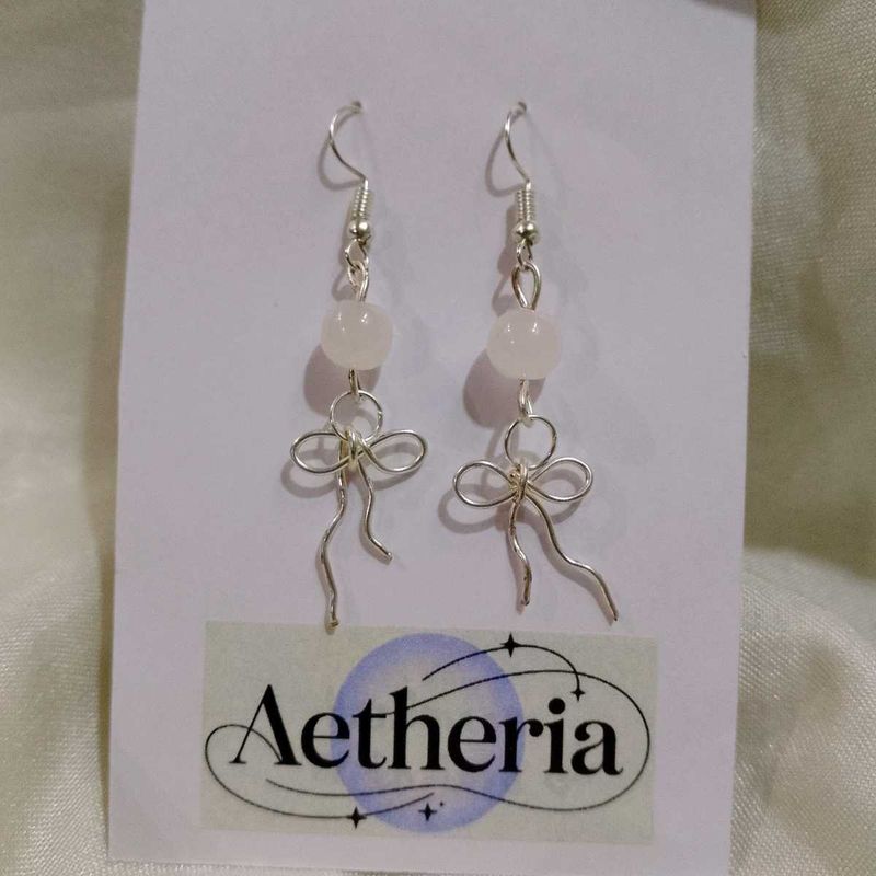 Pinterest Bow Earrings 🎀✨