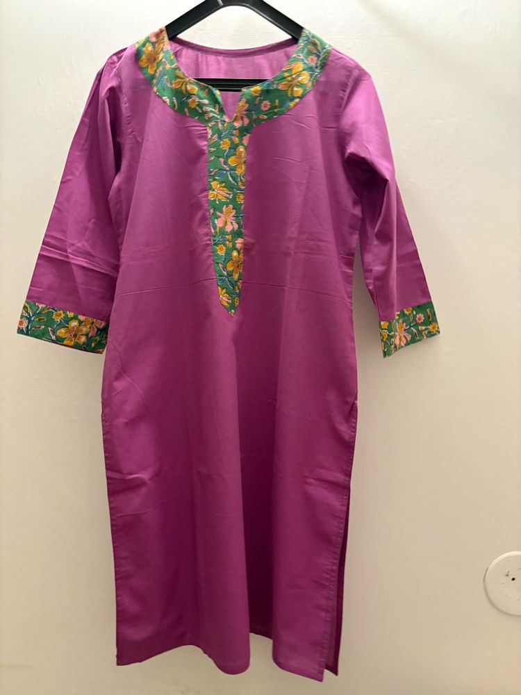 Floral Print Kurta