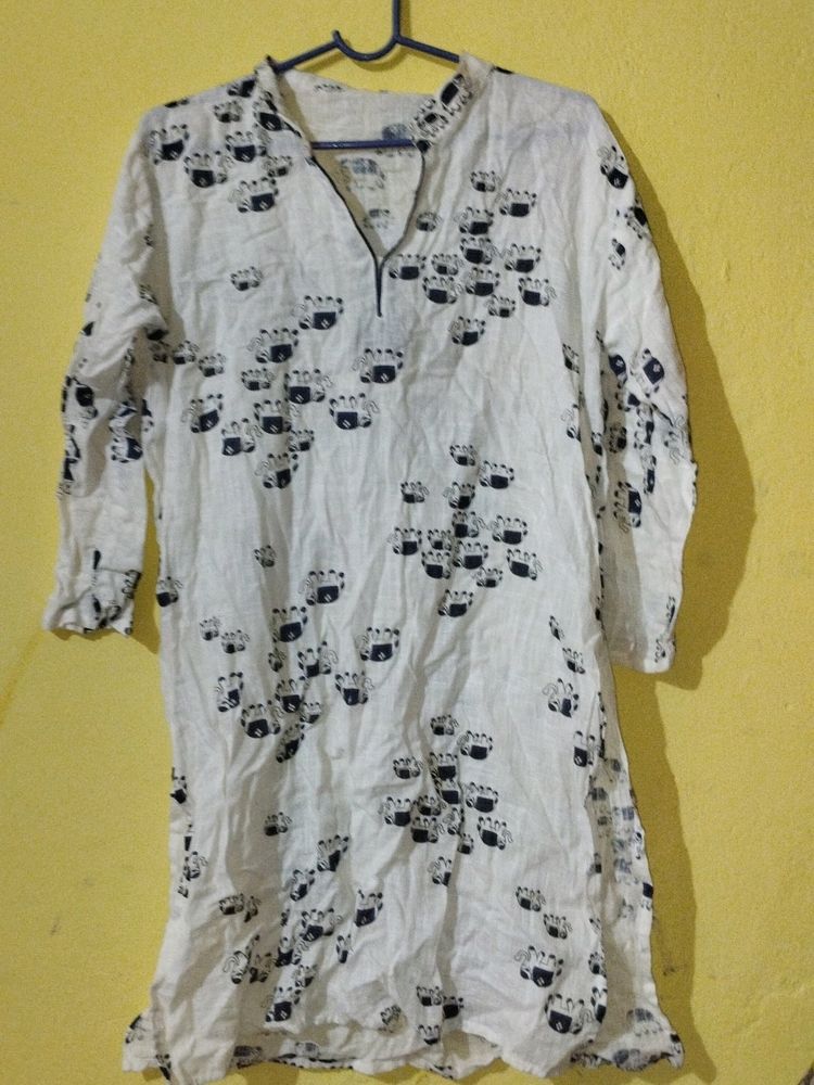 Elephant Print Kurti For Women