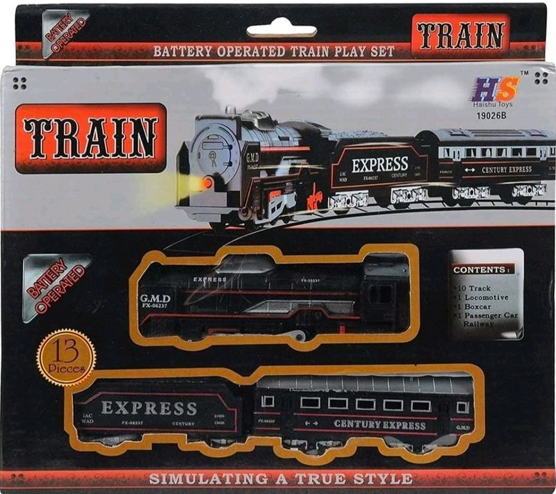 Battery Operated Train Set For Kids