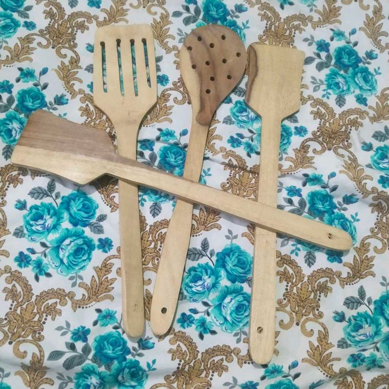 Wooden Cooking Utensil Set