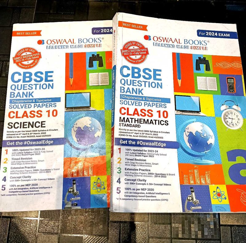 Oswaal CBSE Class 10 Study Material Science &amp; Math