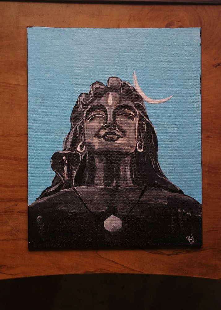 Adiyogi Painting On Canvas