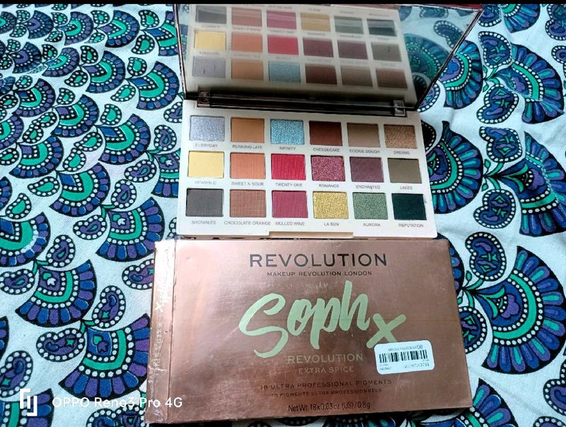 Sophx Revolution Extra Spice 18 Shades eyeshadow P