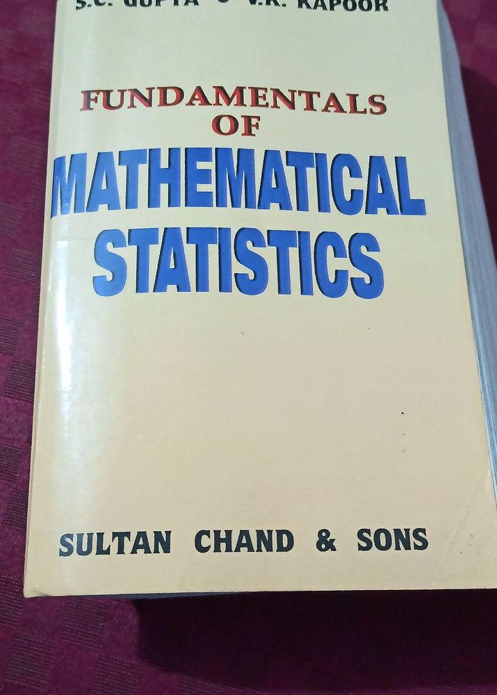 Fundamentals Of Mathematical Statistics