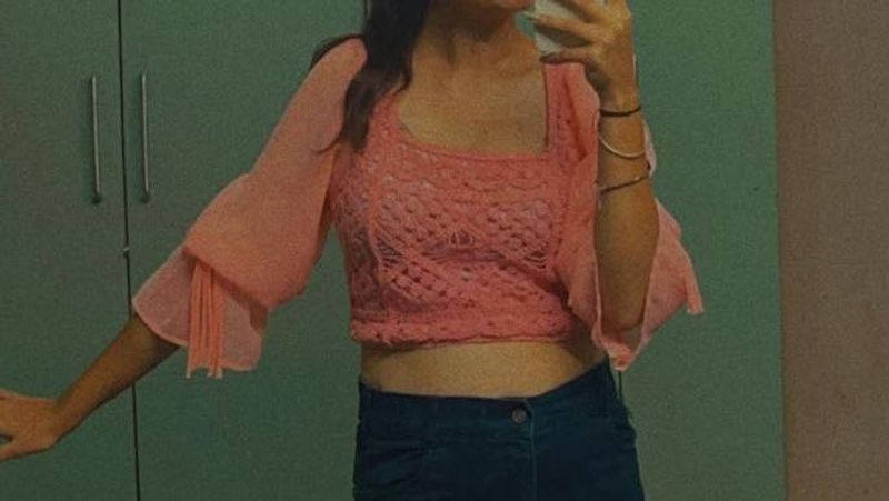 Textured Crop Top