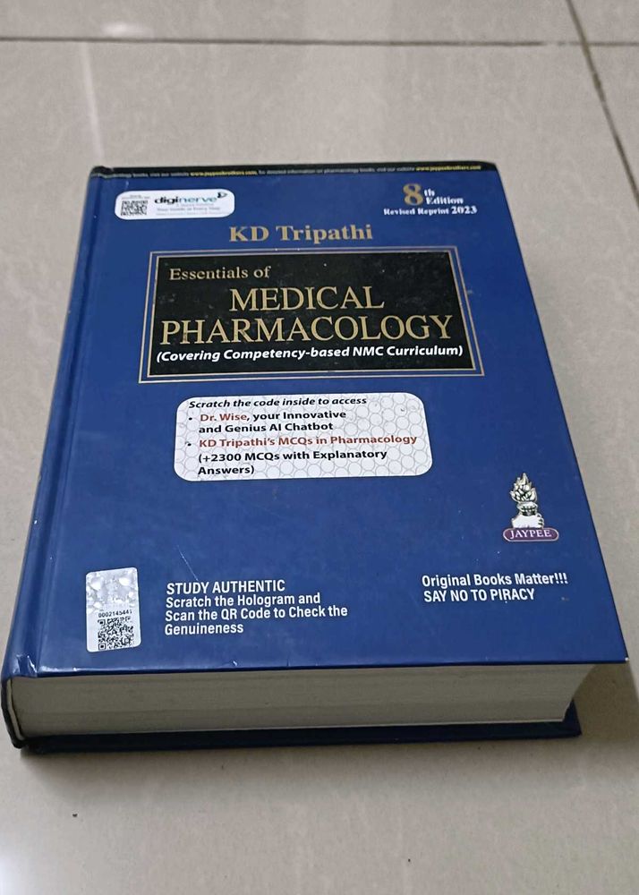 Medical Pharmacology by KD Tripathi