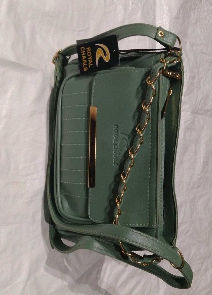 Stylish Green Crossbody Bag