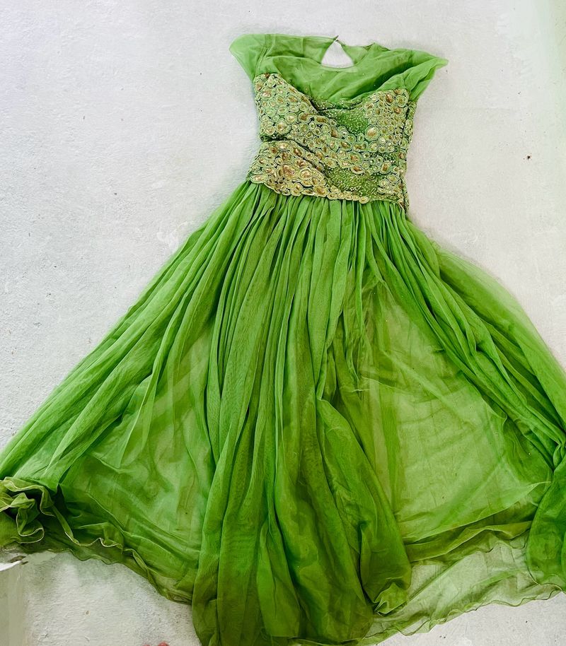 BEAUTIFUL Green Heavy Gown