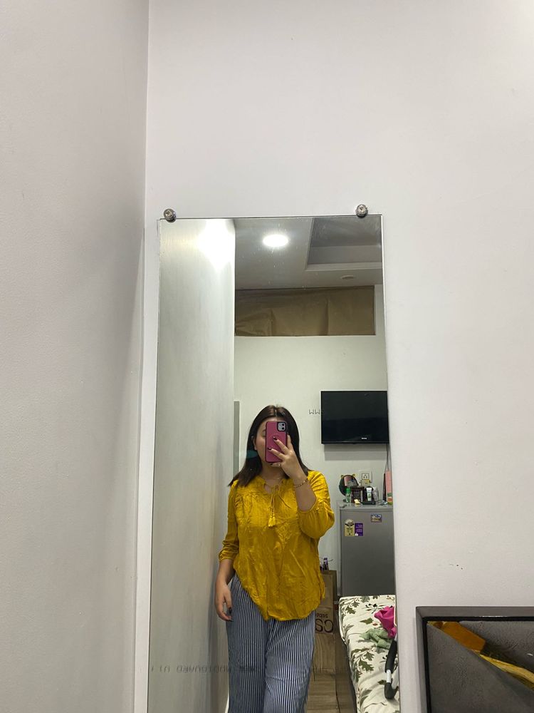 Yellow Short Kurta