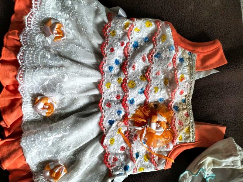 4 combo Cute Girls frocks