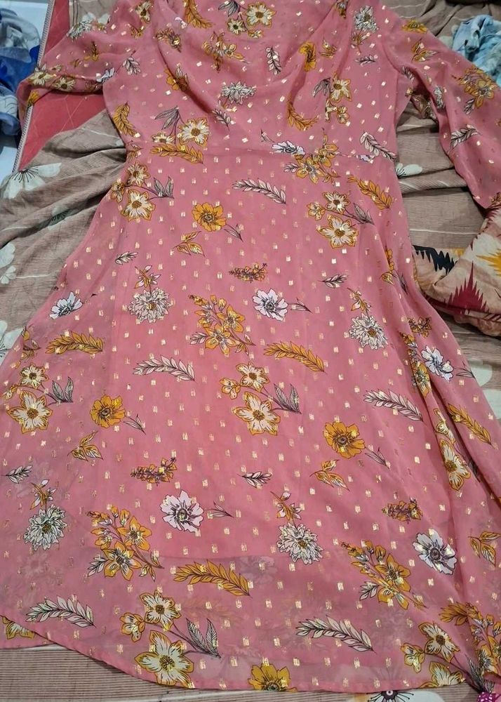 Floral Print Kurta