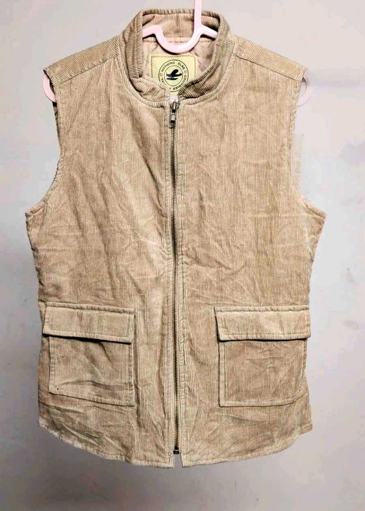 ​Vintage-Style Corduroy Utility Vest