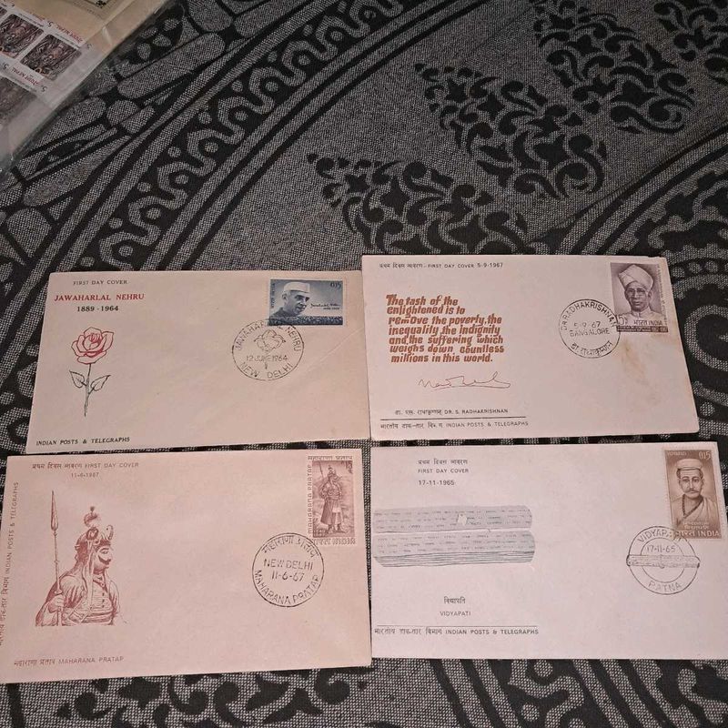 Four 1960's Indian FDC