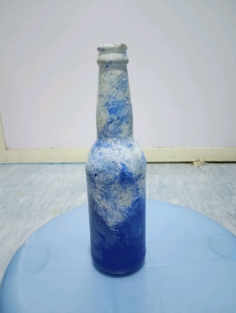 Artwork Bottel For Flower Pot Homemade