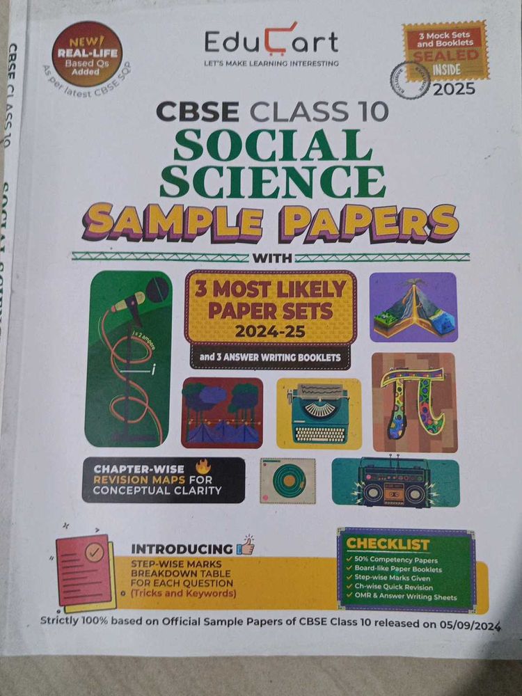 Sst Educart Sample Papers For Class 10
