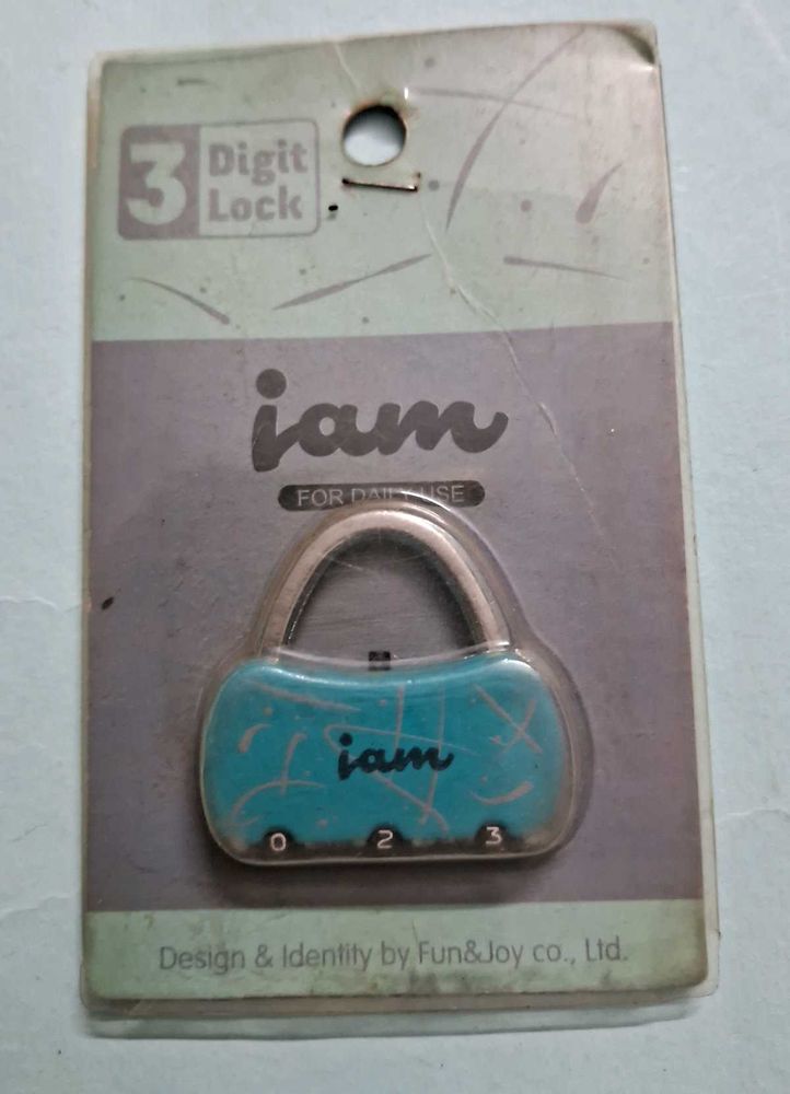 Turquoise Combination Lock