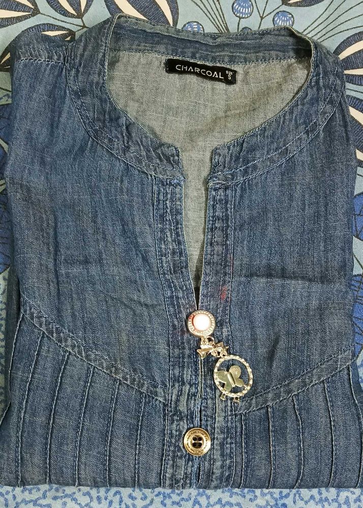 Denim Cotton Kurti