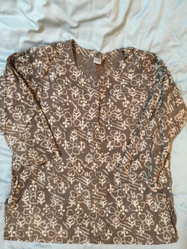 short kurti 100% cotton