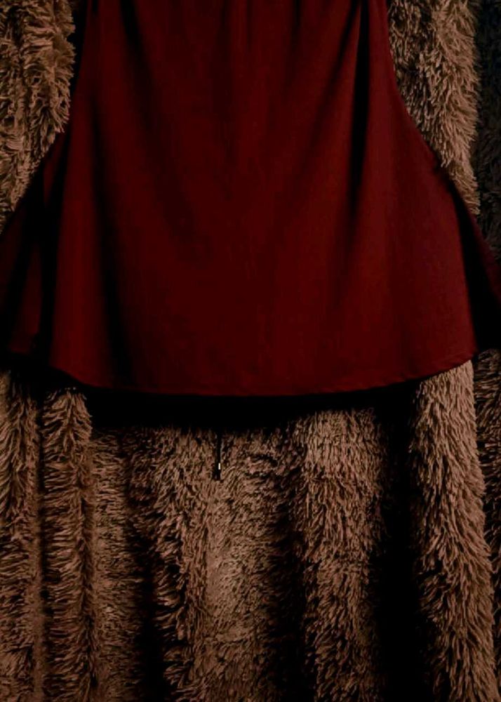 Burgundy Dress