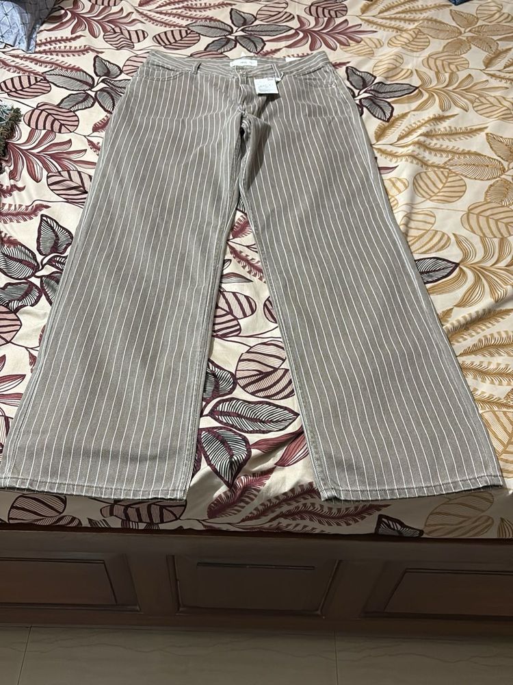 Striped Wide Leg Pants